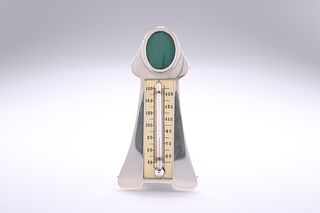 A GEORGE V SILVER THERMOMETER?WITH PHOTOGRAPH?APERTURE,?by?Lawrence Emanuel