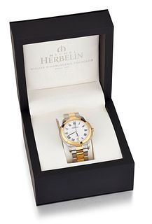 A GENTLEMAN'S?MICHEL HERBELIN WATCH. A new and unworn Quartz watch with cir