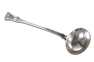 A WILLIAM IV SILVER SOUP LADLE, by Mary Chawner London 1835, kings pattern 