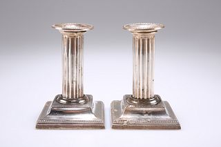 A PAIR OF VICTORIAN SILVER CANDLESTICKS,?by?Hawksworth, Eyre & Co Ltd, Shef