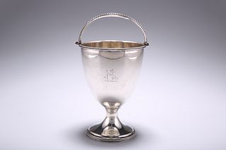 A VICTORIAN SILVER SWING-HANDLED BASKET,?by?Frederick Brasted, London 1862,
