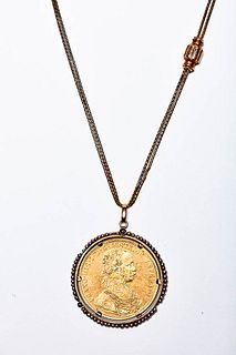 COLLIER WITH COIN