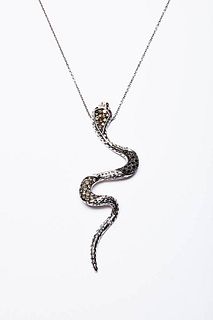 SNAKE PENDNT WITH BRILLIANTS