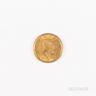 1853 Gold Dollar