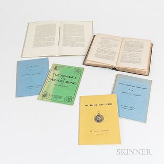 Small Group of Numismatic Reference Books and Ephemera