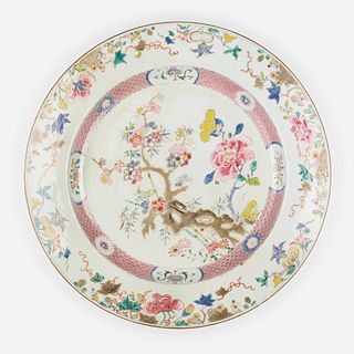 Chinese Export, Famille Rose center dish