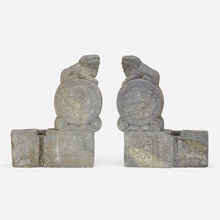 foo dog architectural elements, pair