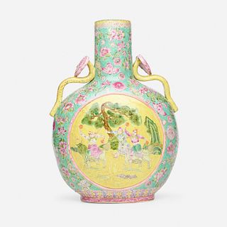 Chinese, Famille Rose Nonya vase
