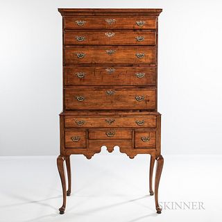 Maple High Chest of Drawers
