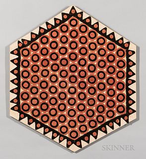 Hexagonal Penny Rug