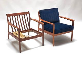 Pair of Folke Ohlsson For Dux Armchairs