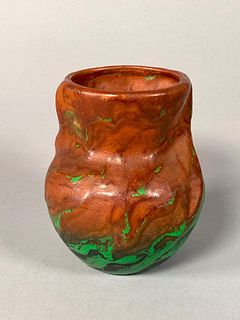 Weller Coppertone Art Pottery Vase