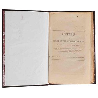 Appendix Report of the Secretary of War in Answer to a Resolution of the Senate Calling for such Military Reports... Washington, 1848
