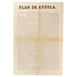 Comonfort, Ignacio. Bando del Plan de Ayutla y el Plan de Acapulco. México: Imprenta de Ignacio Cumplido, 1855.