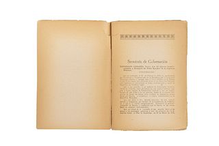 Carranza, Venustiano. Adiciones al Plan de Guadalupe y Decretos Dictados Conforme a las Mismas. Veracruz, 1915.
