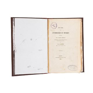 Saussure, Henri de. Coup d'Oeil sur l'Hydrologie du Mexique, Principalement de la Partie Orientale... Genéve, 1862. One map. 1st edition.