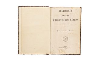 Gómez de Avellaneda, Gertrudis. Guatimozin, Último Emperador de Méjico. Méjico: Imprenta de Juan R. Navarro, 1853.