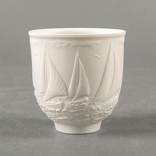 Lladro Porcelain Cup, Sailing The Seas