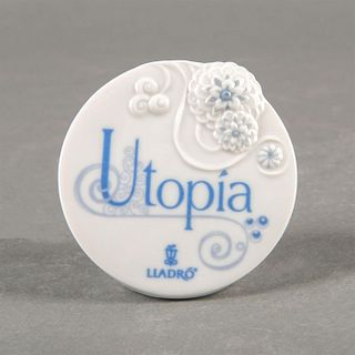 Lladro Porcelain Advertising Utopia Plaque