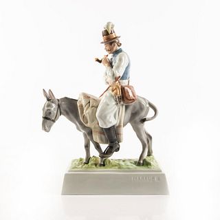 Herend Porcelain Figure Group Mule And Hungarian Rider