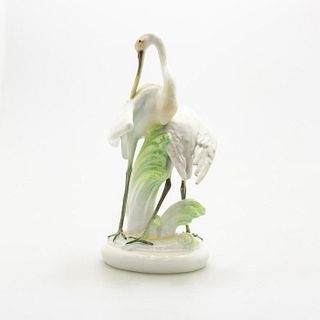 Vinatge Herend Bird Figurine, Spoonbill Birds 5190
