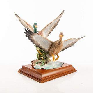 Kaiser German Porcelain Figural Group, Mallard Ducks