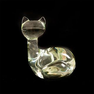 Licio Zanetti Murano Art Glass Cat Figure
