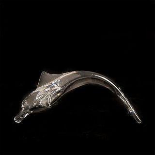 Daum France Art Glass Animal Figurine, Dolphin
