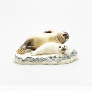 Boehm Animal Figure, Seal And Pup 20117