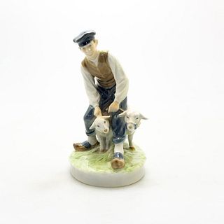 Royal Copenhagen Figurine Farmer With Sheep
