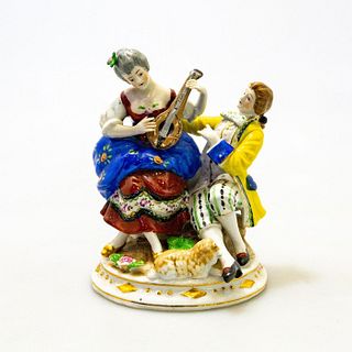 German Porcelain Figurine, Musicians