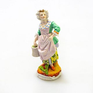 Small Porcelain Figurine, Farmerette