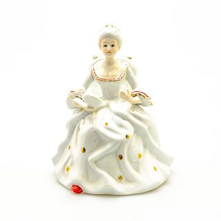 Toma Figurine, Seated Victorian Woman With Mirror
