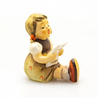 Goebel Hummel Figurine, Seated Girl With Music Sheet