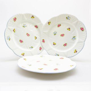 Shelley Bone China Rose, Pansy, Forget Me Not Plates