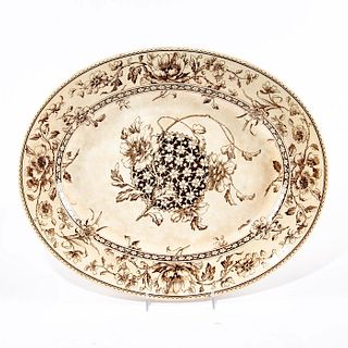 Victorian Royal Doulton Burslem Serving Platter, Oxford
