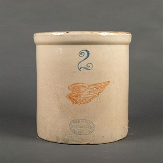 Red Wing Stoneware 2 Gallon Wing Crock
