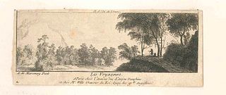 Antoine de Marcenay de Ghuy<br><br>The Passengers, 1775<br>Etching on paper, 30 x 48 cm<br>The Passenger is an original artwork realized by Antoine de
