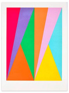 Max Bill<br><br>Prisma, 1975<br>Colored lithograph on paper, 35.5 x 26 cm<br>Prisma is an original artwork realized by Max Bill in 1975. <br><br>The a