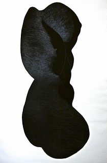Giacomo Porzano<br><br>Silhouette, 1972<br>Print, 97 x 68 cm<br>This original print is hand signed. This is an edition of 90 pieces.<br><br>Giacomo Po