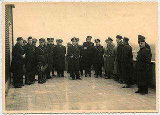 <br><br>Portrait of group of fascists, Modena 1935 circa<br> 17,5 x 12,5 cm<br>Portrait of group of fascists, Modena 1935 circa. Print on baryta paper