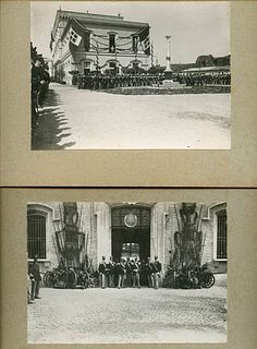 <br><br>Military event in Rome, 1890 circa<br>26 x 18 cm<br>Lot of 2 photograph of military events, Rome 1890 circa. Print on gelatin-bromide paper<br