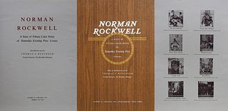 Portfolio of 14 Signed Rockwell Prints