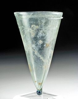 Wonderful Roman Glass Beaker / Oil Lamp