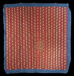 Huge & Superb Inca Polychrome Textile Panel