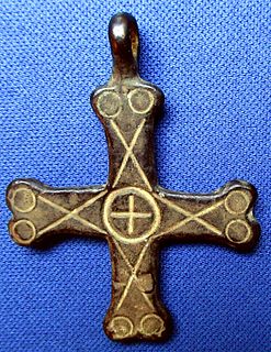 Early Christian Bronze Cross, circa 8th - 9th century AD - Courtesy Charles Edwin Puckett, Ohio