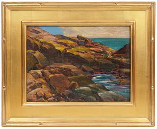 Gustave Cimiotti Jr. 'Norman's Ledges' Oil