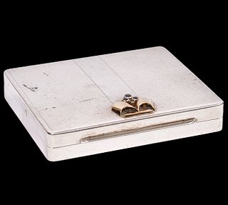 Tiffany & Co. 14K, Sterling & Sapphire Card Case