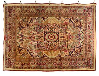 Kermanshah Signed Persian Carpet