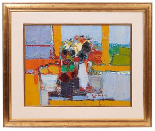 Gabriel Godard Still Life Oil Painting